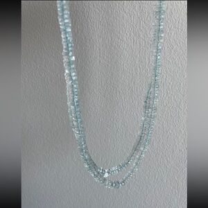 Sky blue Topaz necklace
